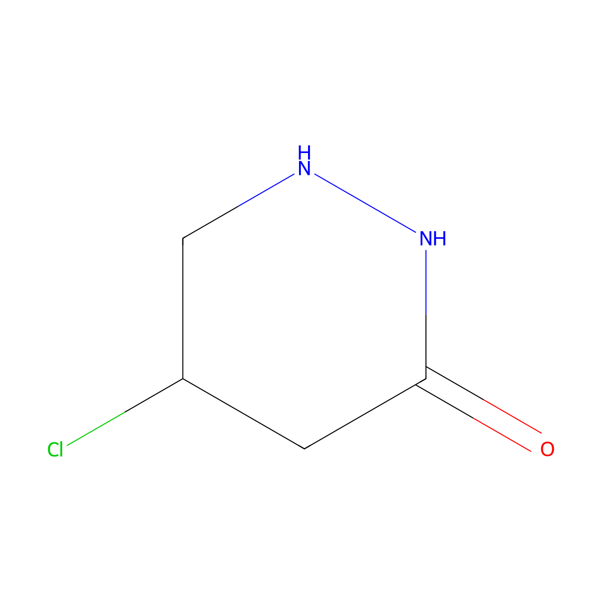 5-Chlorotetrahydropyridazin-3(2H)-one molecular structure, CAS 1624261-83-1