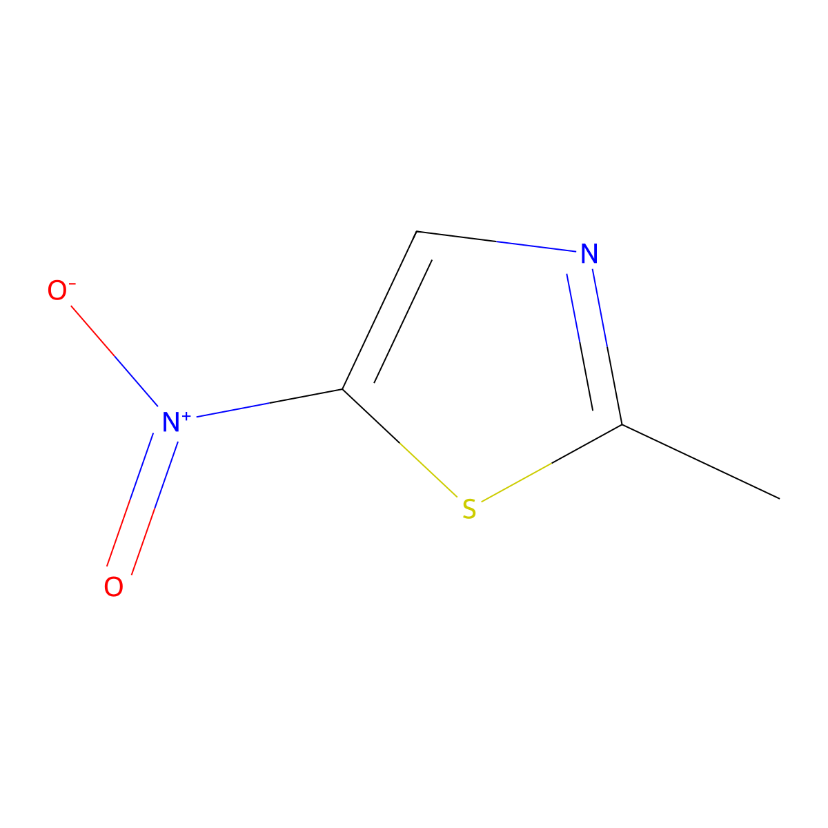 Thiazole, 2-methyl-5-nitro- molecular structure, CAS 16243-71-3