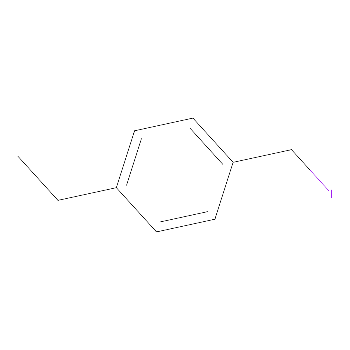 1-Ethyl-4-(iodomethyl)benzene molecular structure, CAS 162440-30-4