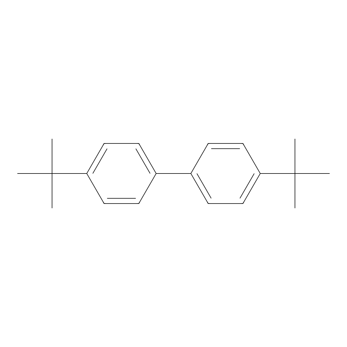 4,4'-Bis(1,1-dimethylethyl)-1,1'-biphenyl molecular structure, CAS 1625-91-8