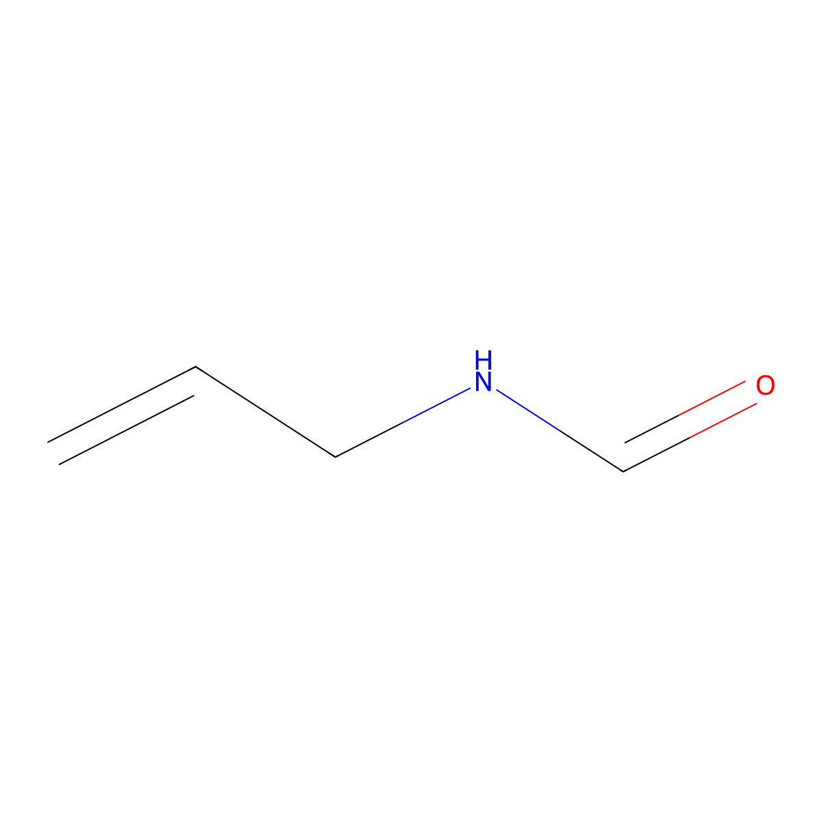 N-(prop-2-en-1-yl)formamide molecular structure, CAS 16250-37-6
