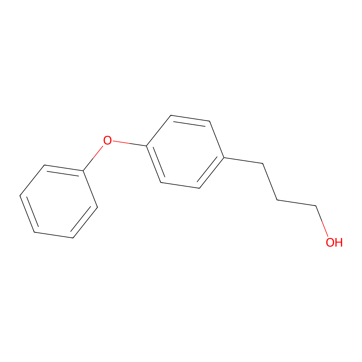 3-(4-Phenoxyphenyl)propan-1-ol molecular structure, CAS 16251-32-4