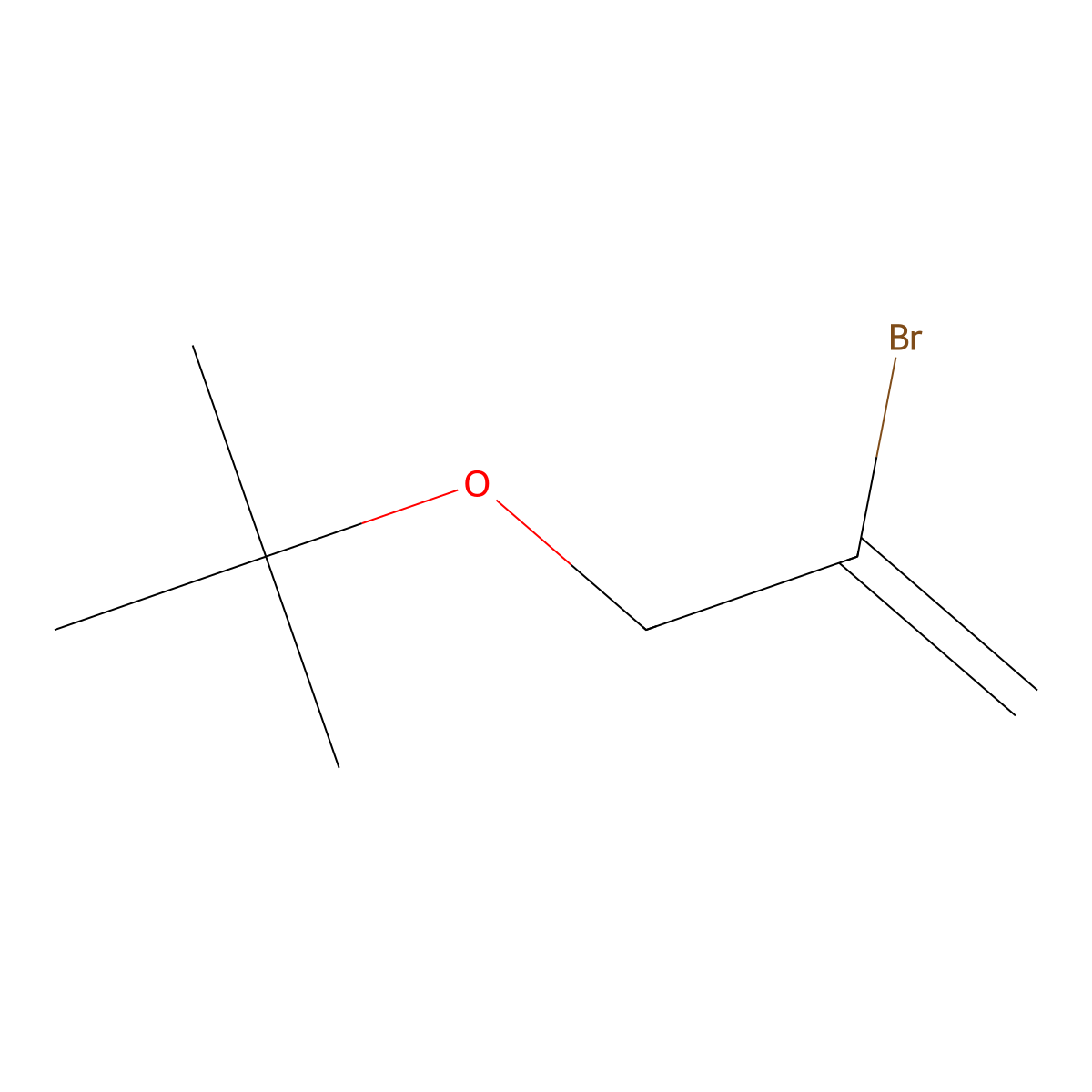 2-Bromo-3-(tert-butoxy)prop-1-ene molecular structure, CAS 16253-83-1