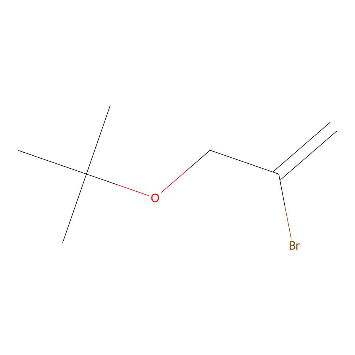 2-Bromo-3-(tert-butoxy)prop-1-ene molecular structure, CAS 16253-83-1