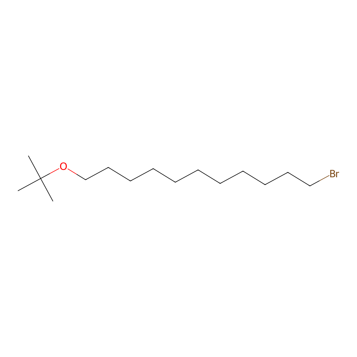 1-Bromo-11-(tert-butoxy)undecane molecular structure, CAS 162554-97-4
