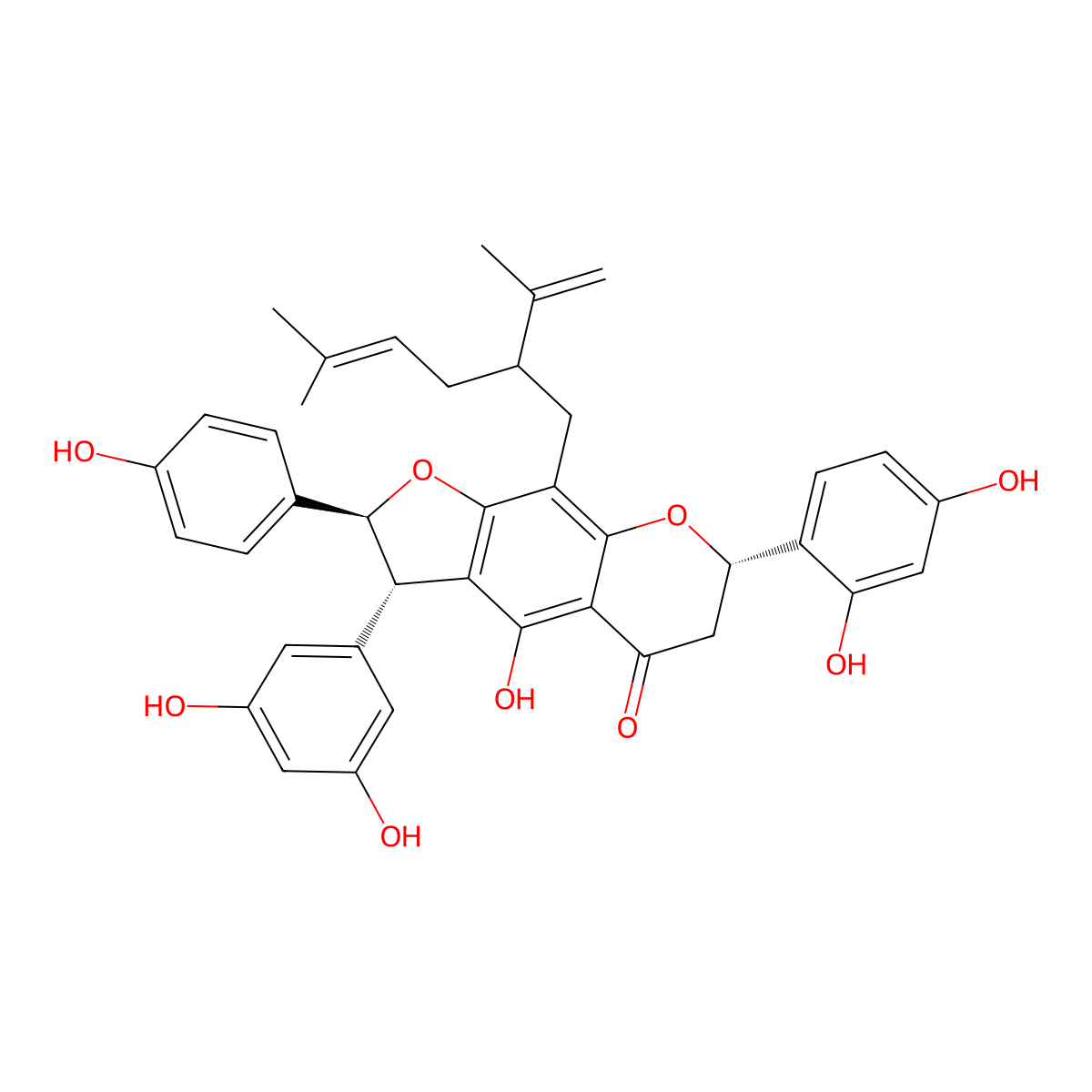Alopecurone A molecular structure, CAS 162558-89-6