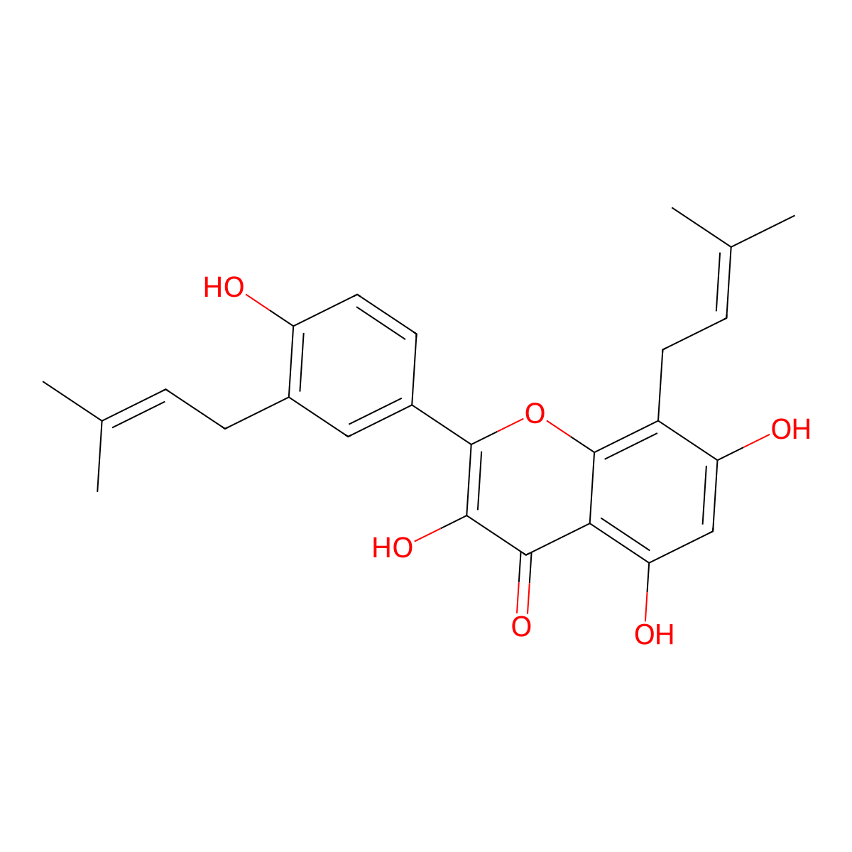 Broussoflavonol F molecular structure, CAS 162558-94-3