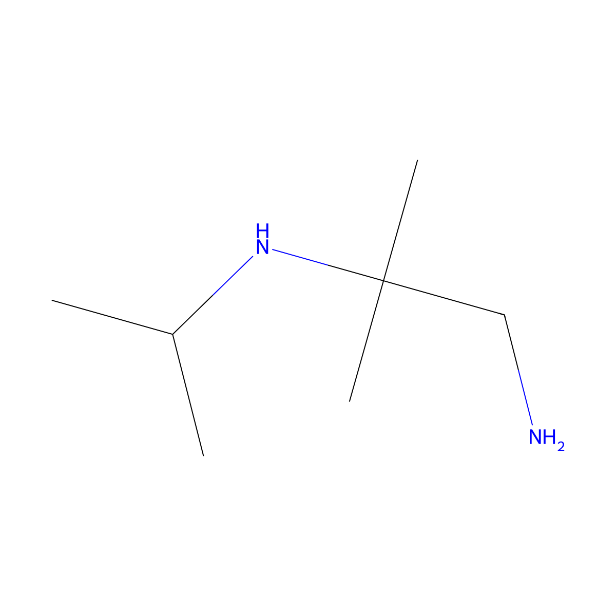 N2-Isopropyl-2-methyl-propane-1,2-diamine molecular structure, CAS 16256-44-3