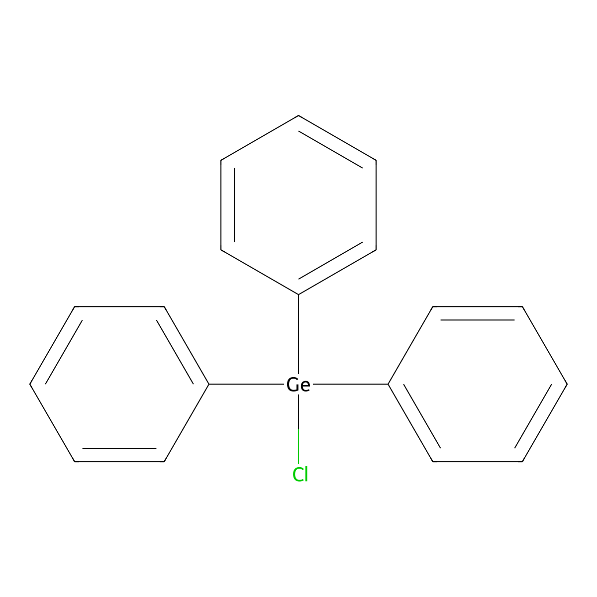 Germane, chlorotriphenyl- molecular structure, CAS 1626-24-0