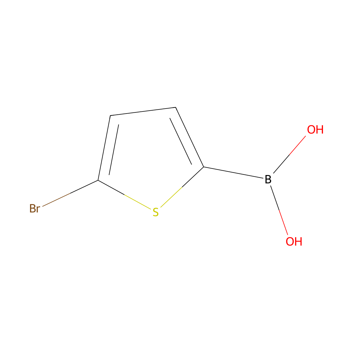 5-Bromo-2-thiopheneboronic Acid (contains varying amounts of Anhydride) molecular structure, CAS 162607-17-2