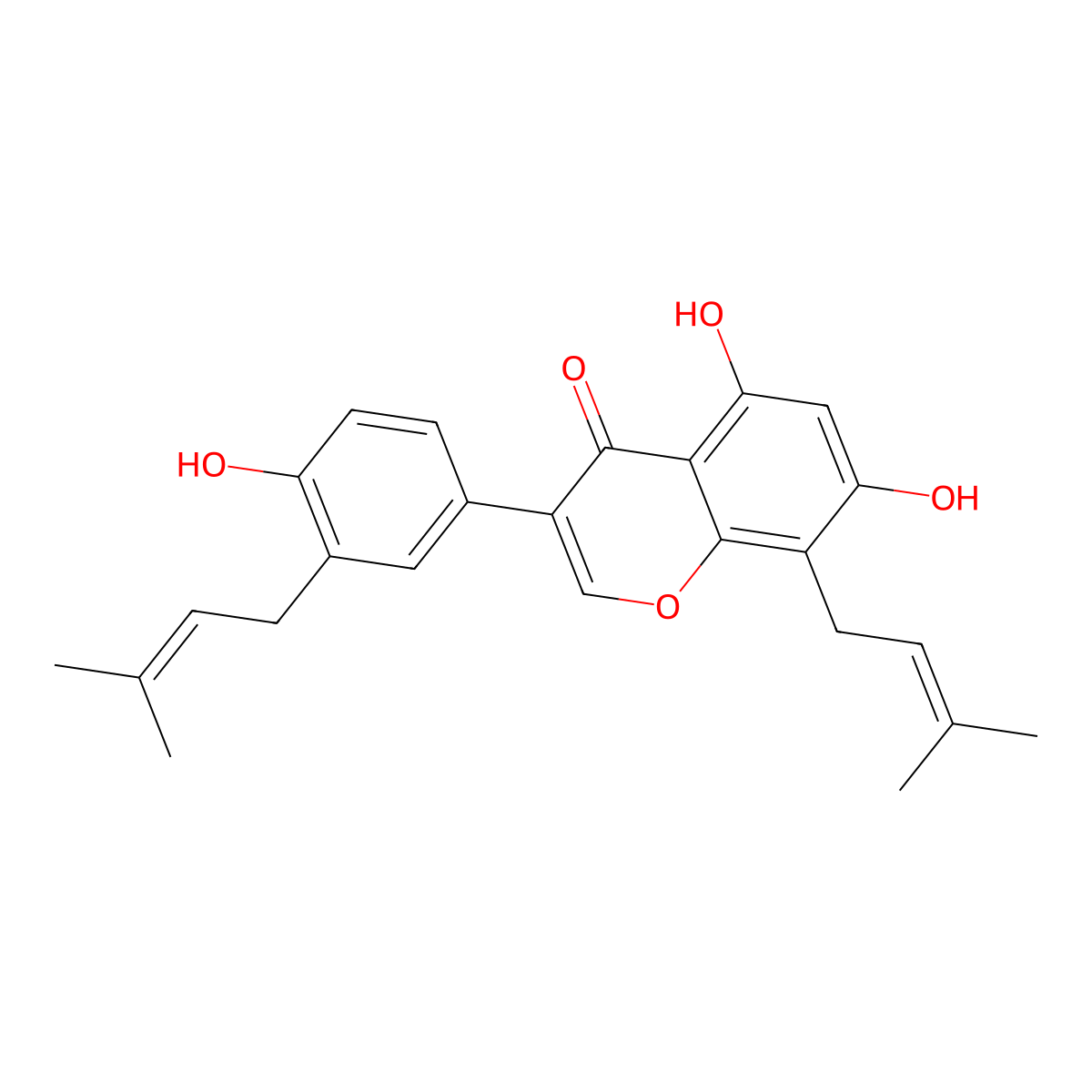 Isolupabigenin molecular structure, CAS 162616-70-8