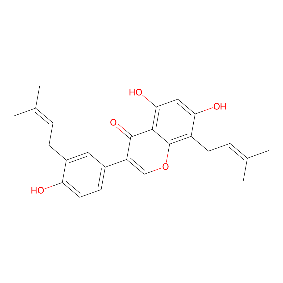 Isolupabigenin molecular structure, CAS 162616-70-8