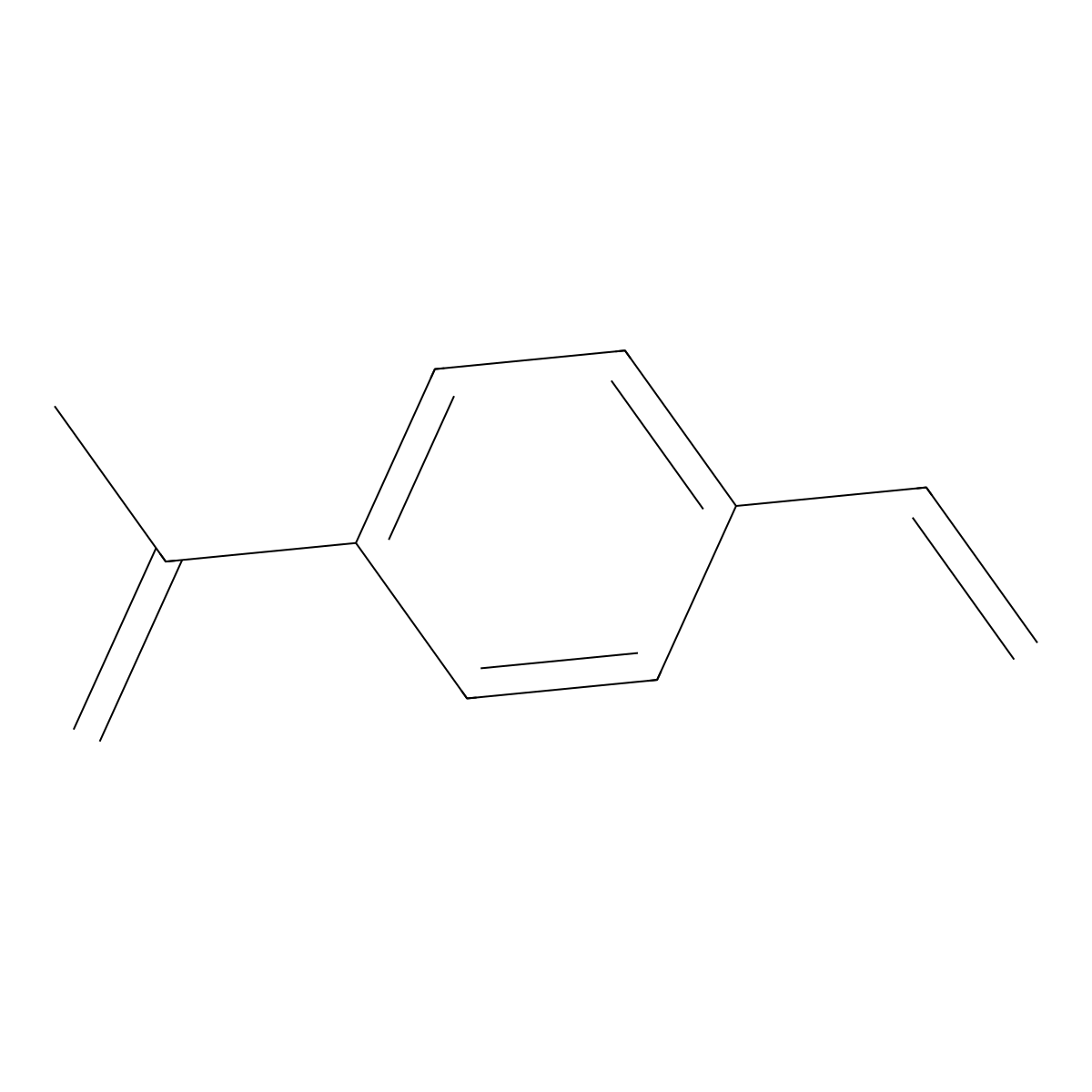 4-Vinyl-alpha-methylstyrene molecular structure, CAS 16262-48-9