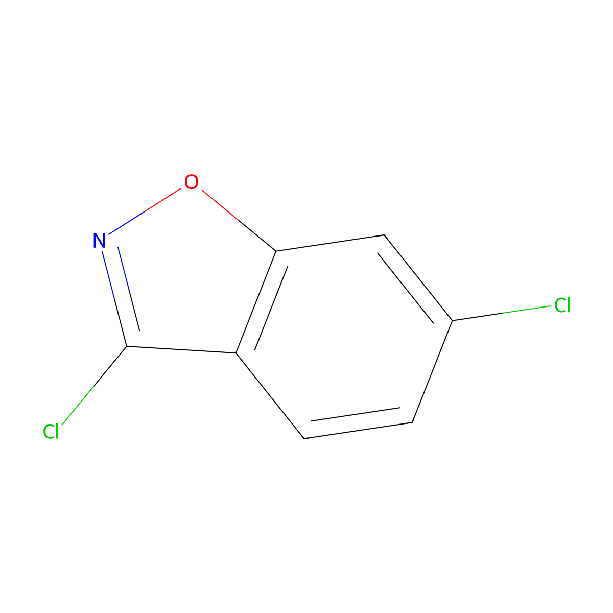 3,6-Dichlorobenzo[d]isoxazole molecular structure, CAS 16263-54-0