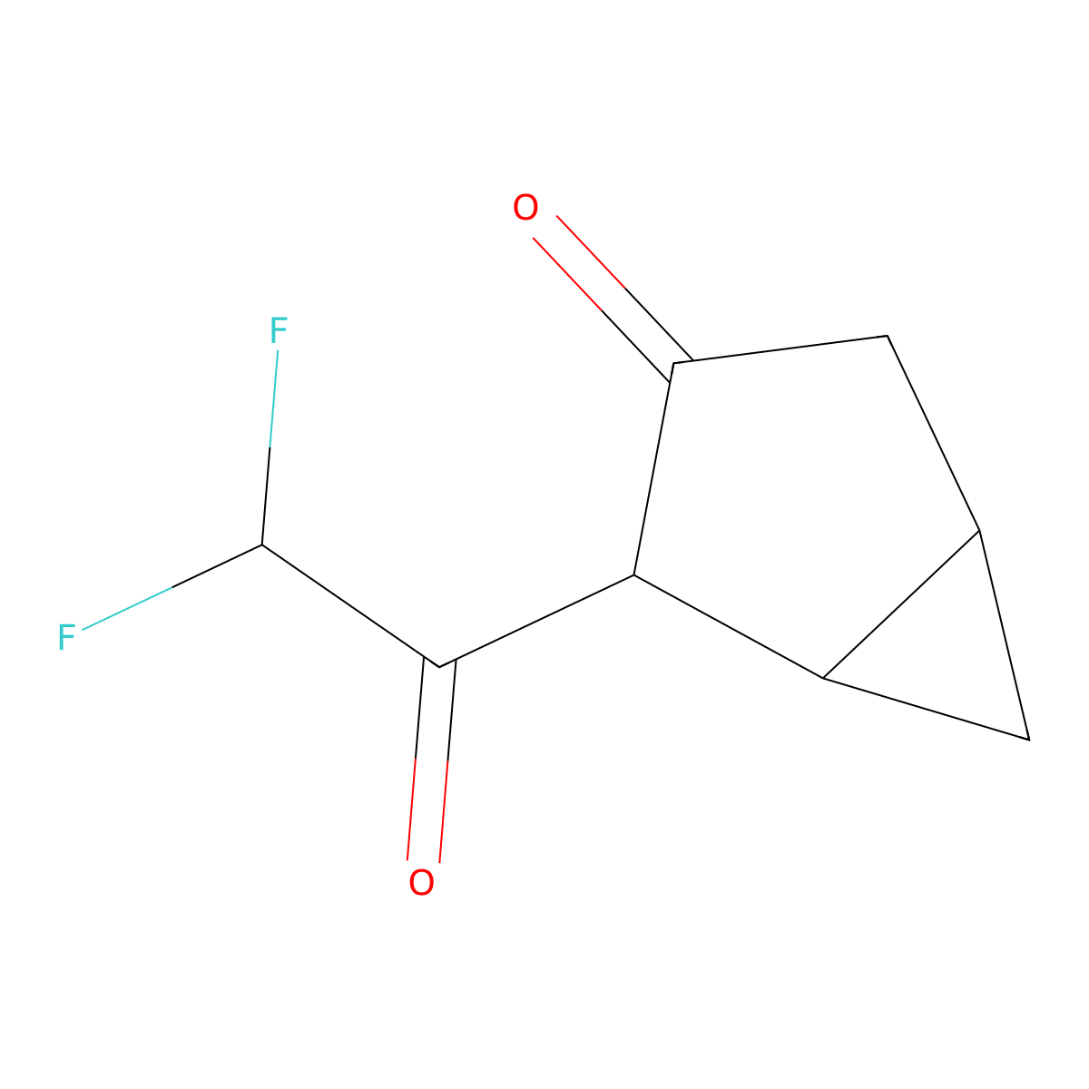 2-(2,2-Difluoroacetyl)bicyclo[3.1.0]hexan-3-one molecular structure, CAS 1626337-81-2