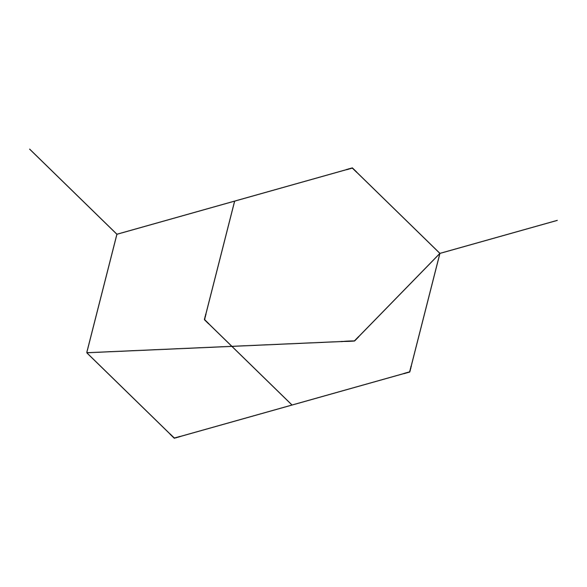 1,4-Dimethyladamantane molecular structure, CAS 16267-35-9
