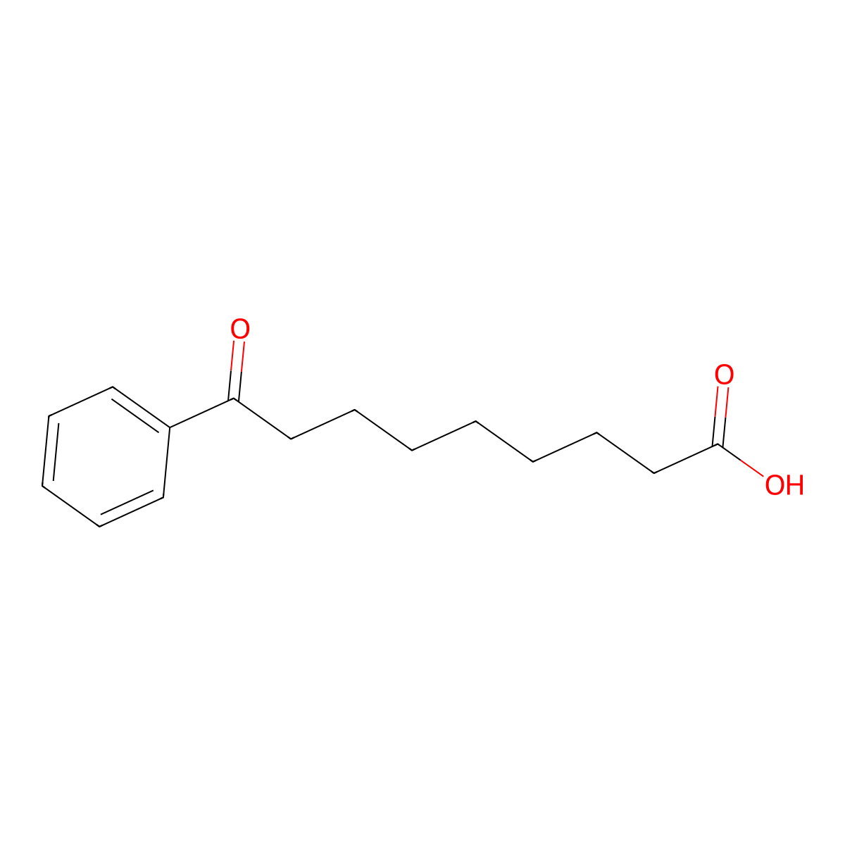 9-Oxo-9-phenylnonanoic acid molecular structure, CAS 16269-05-9