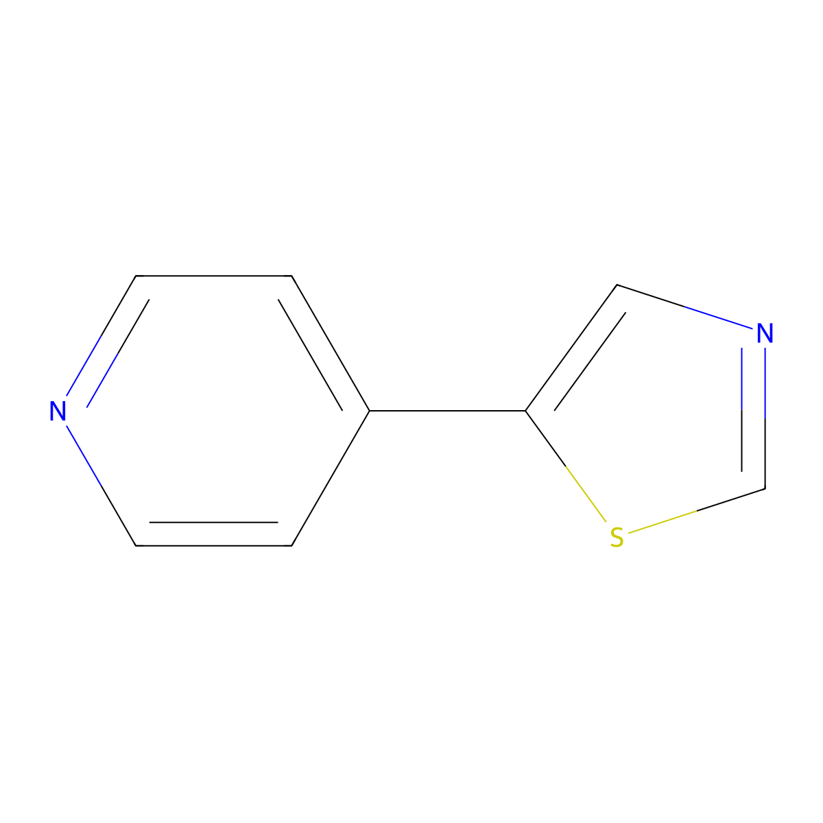 4-(5-Thiazolyl)pyridine molecular structure, CAS 162705-06-8