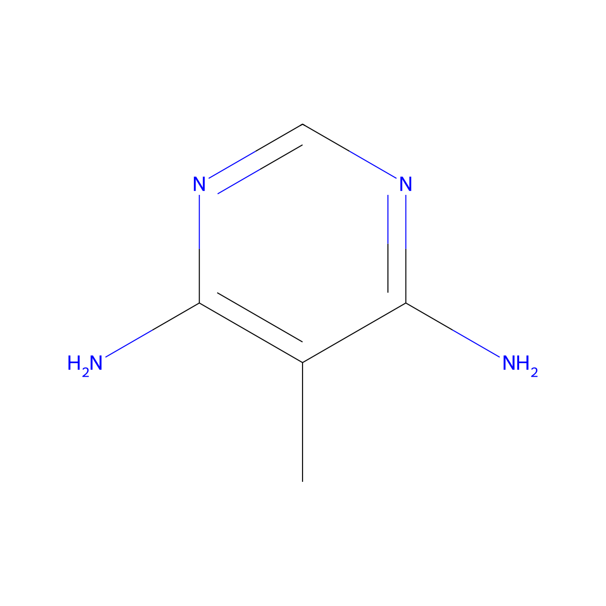 5-Methylpyrimidine-4,6-diamine molecular structure, CAS 162706-07-2