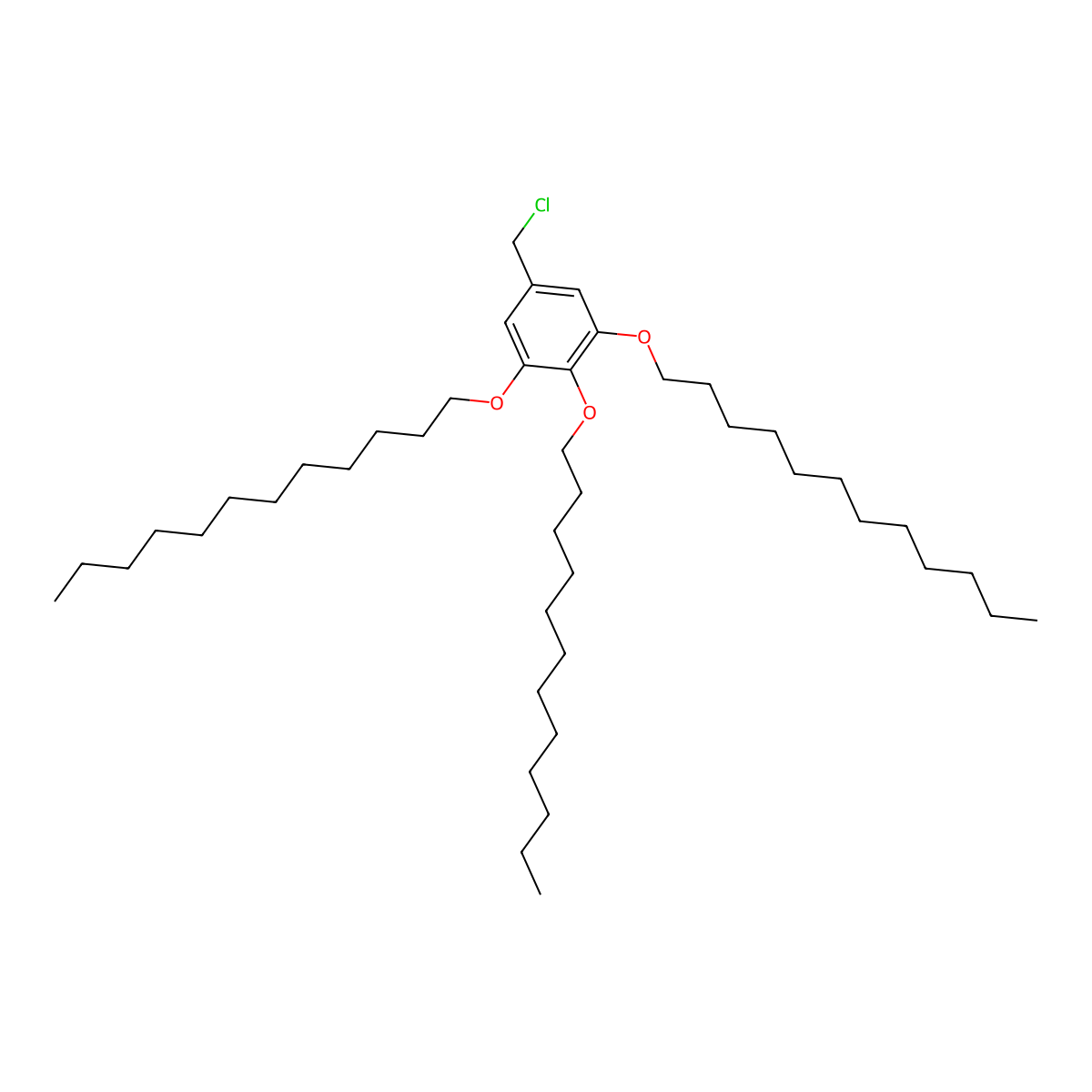 3,4,5-Tris(dodecyloxy)benzyl chloride molecular structure, CAS 162709-84-4