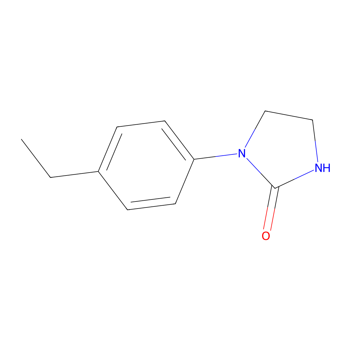 1-(4-Ethylphenyl)imidazolidin-2-one molecular structure, CAS 162748-22-3