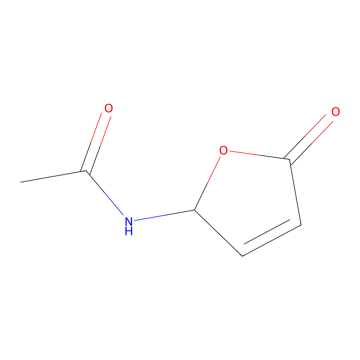 Butenolide molecular structure, CAS 16275-44-8