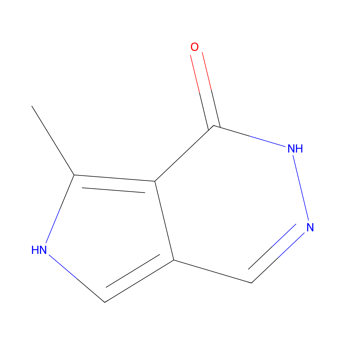 7-methyl-6H-pyrrolo[3,4-d]pyridazin-1-ol molecular structure, CAS 1627595-88-3