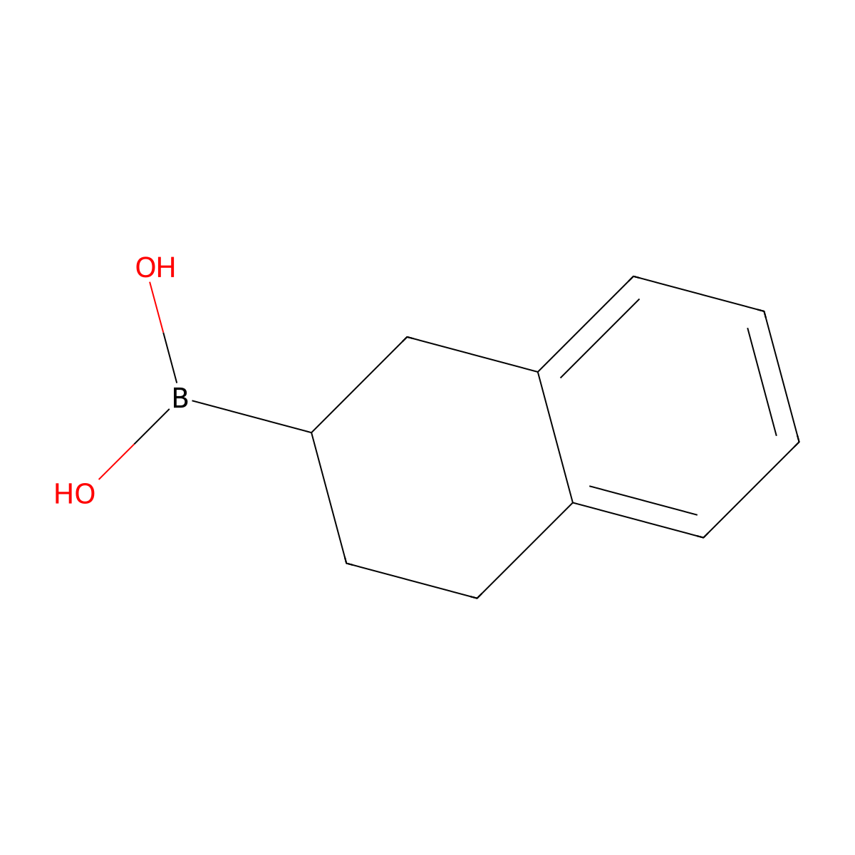 (1,2,3,4-Tetrahydronaphthalen-2-yl)boronic acid molecular structure, CAS 1627601-58-4