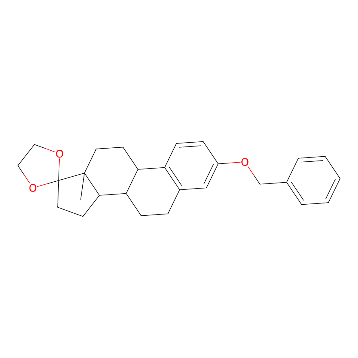 3-O-Benzyl Estrone Monoethylene Ketal molecular structure, CAS 162784-26-1