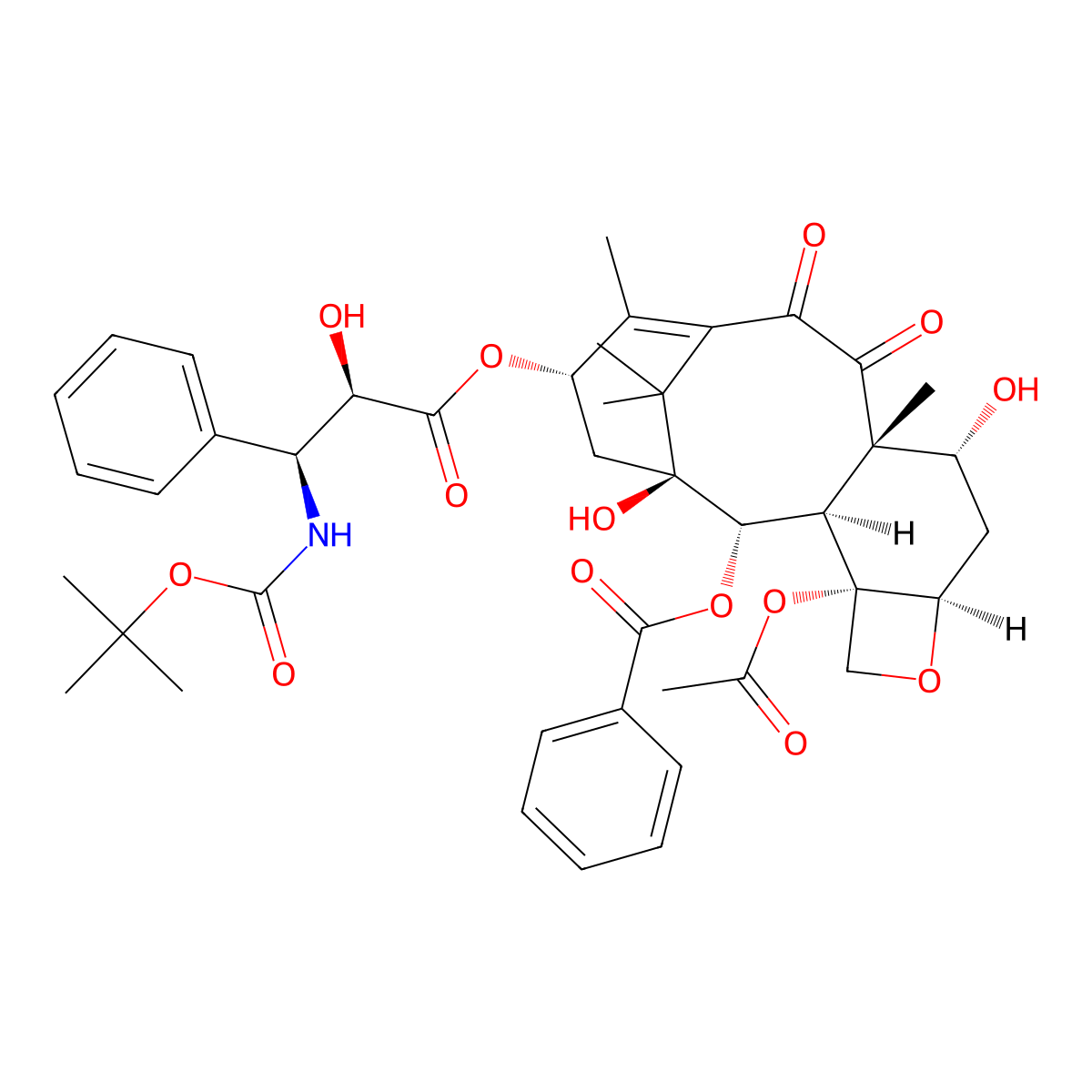 4-epi-6-Oxodocetaxel molecular structure, CAS 162784-72-7