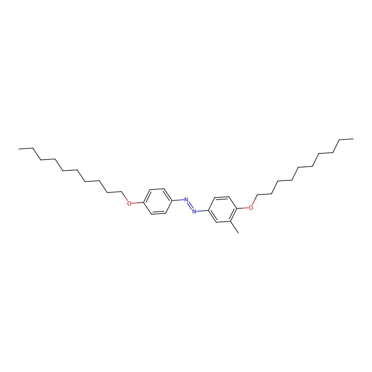 4,4'-Bis(decyloxy)-3-methylazobenzene molecular structure, CAS 1627844-78-3