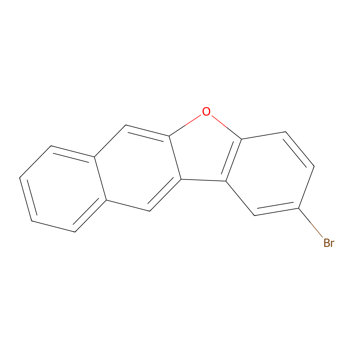 2-Bromobenzo(b)naphtho(2,3-d)furan molecular structure, CAS 1627917-16-1
