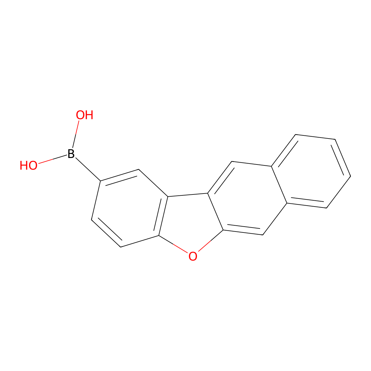 Naphtho[2,3-b]benzofuran-2-ylboronic acid molecular structure, CAS 1627917-17-2
