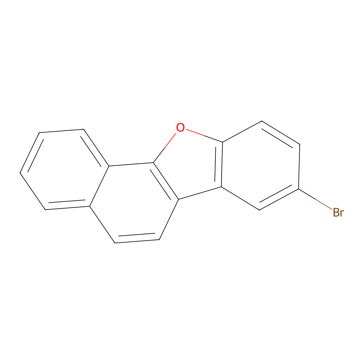 8-Bromonaphtho[1,2-b]benzofuran molecular structure, CAS 1627917-20-7