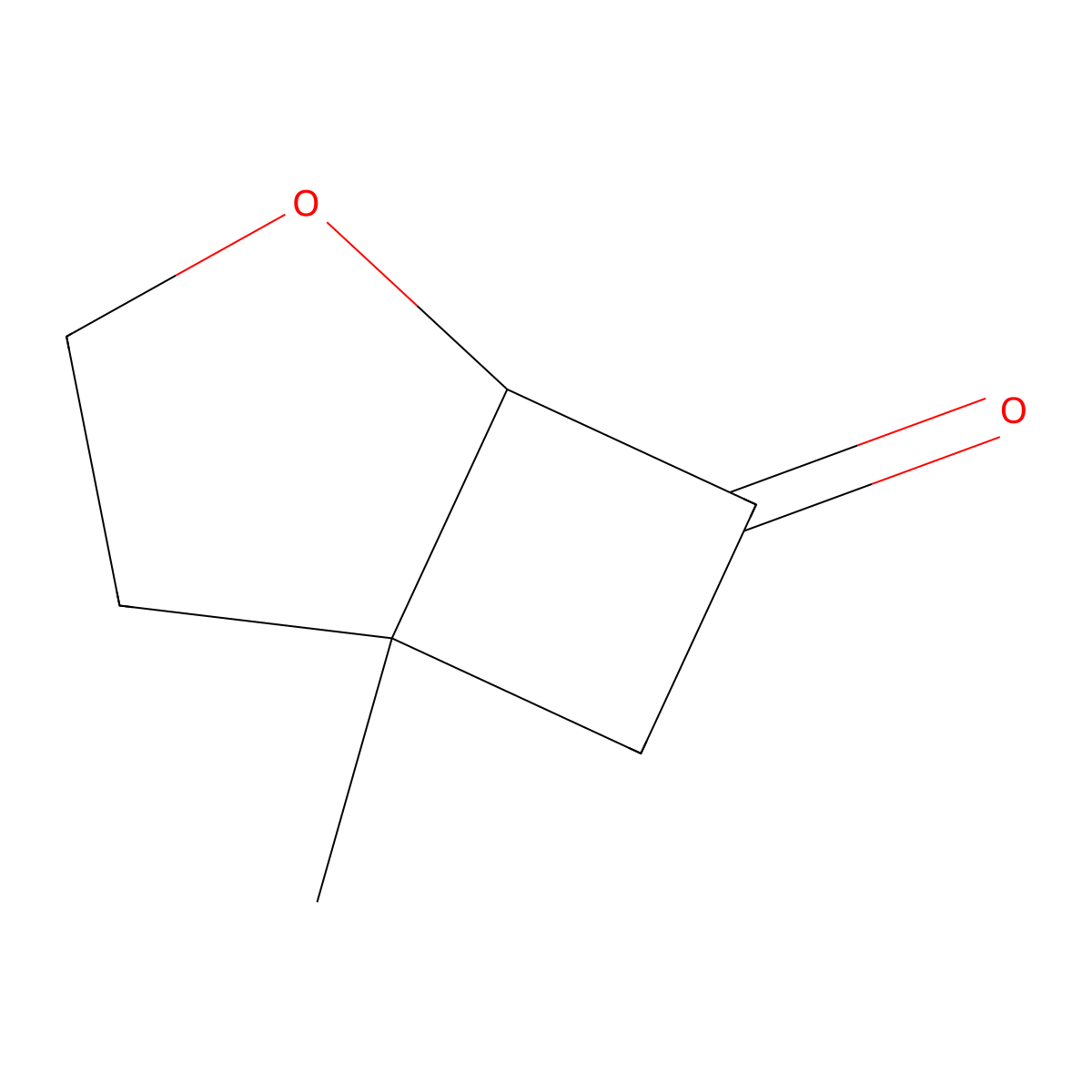 (1S,5S)-5-methyl-2-oxabicyclo[3.2.0]heptan-7-one molecular structure, CAS 1627953-25-6