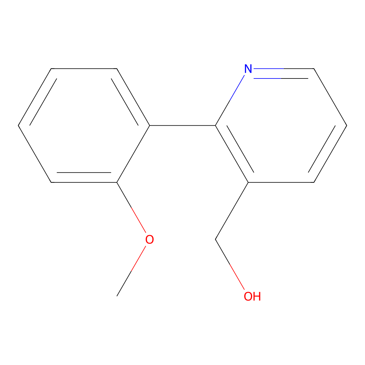 [2-(2-Methoxyphenyl)pyridin-3-yl]methanol molecular structure, CAS 1628011-98-2