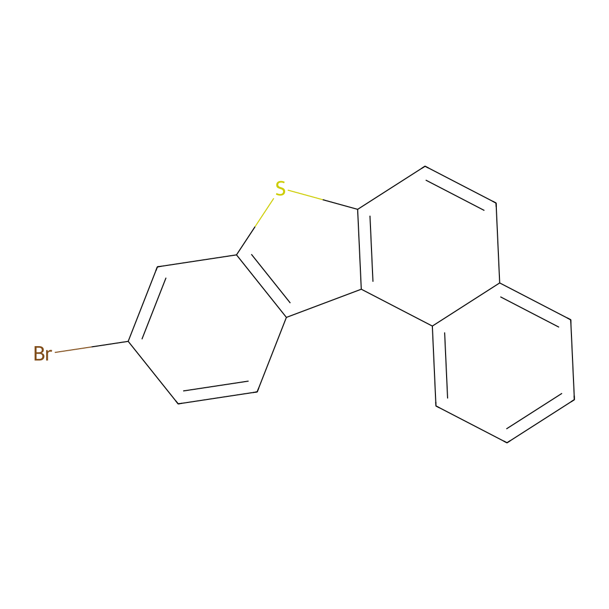 9-Bromobenzo[b]naphtho[1,2-d]thiophene molecular structure, CAS 1628073-10-8