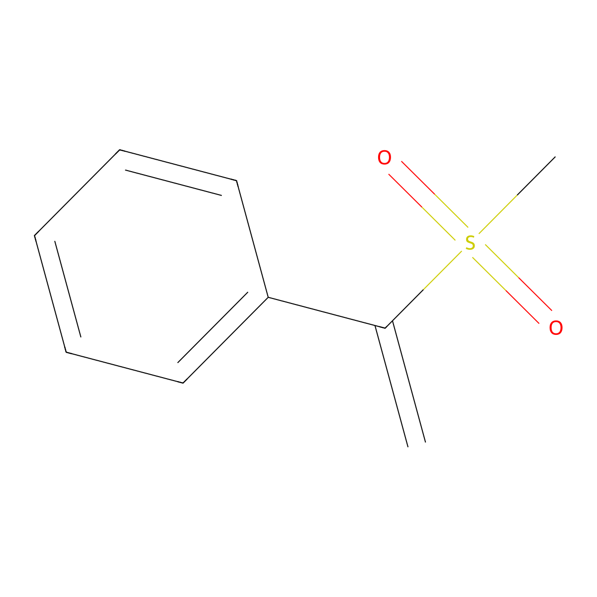 (1-Methanesulfonylethenyl)benzene molecular structure, CAS 1628078-07-8