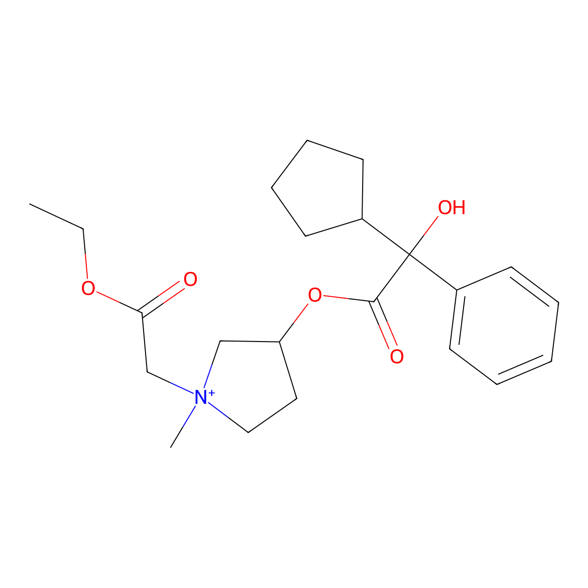 Sofpironium molecular structure, CAS 1628106-94-4