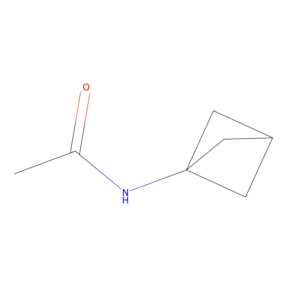 N-{bicyclo[1.1.1]pentan-1-yl}acetamide molecular structure, CAS 1628196-24-6