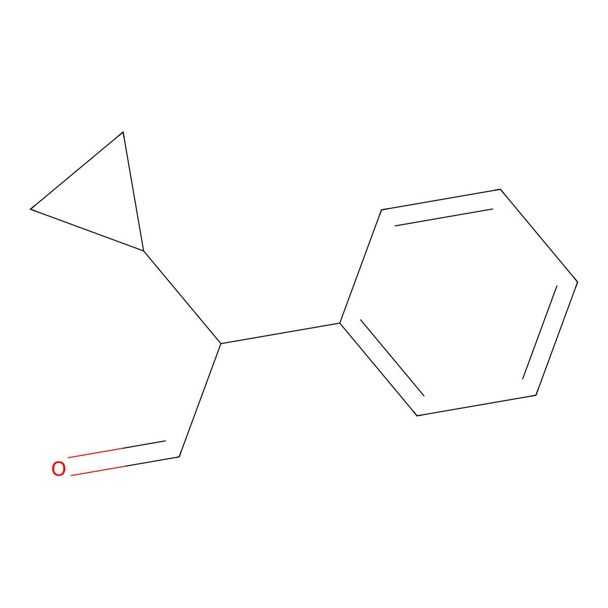 2-Cyclopropyl-2-phenylacetaldehyde molecular structure, CAS 16282-50-1