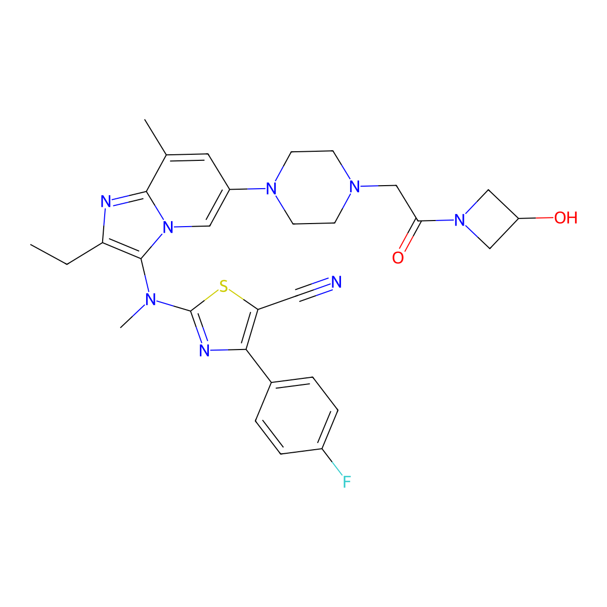 Ziritaxestat molecular structure, CAS 1628260-79-6