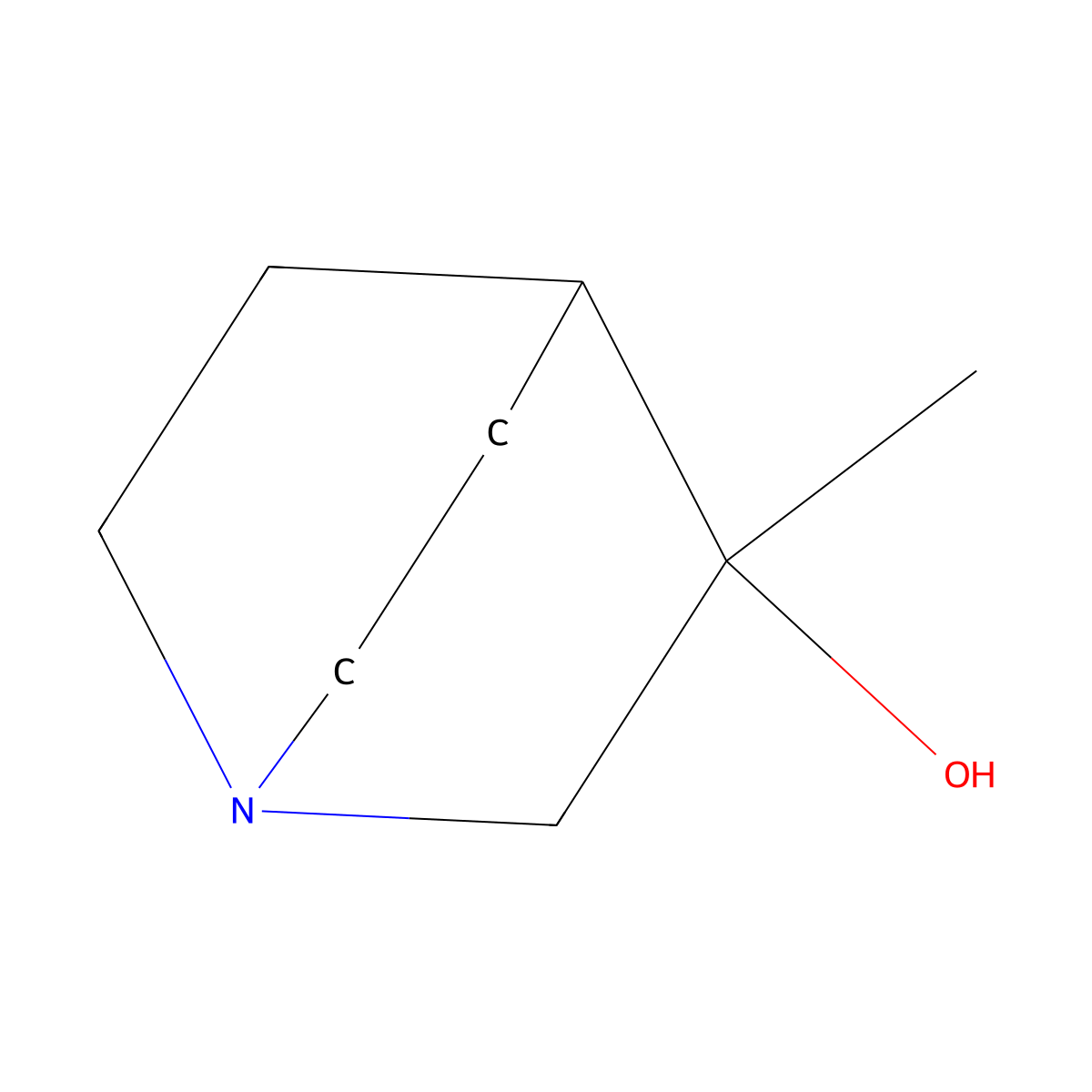3-Methylquinuclidin-3-ol molecular structure, CAS 16283-66-2