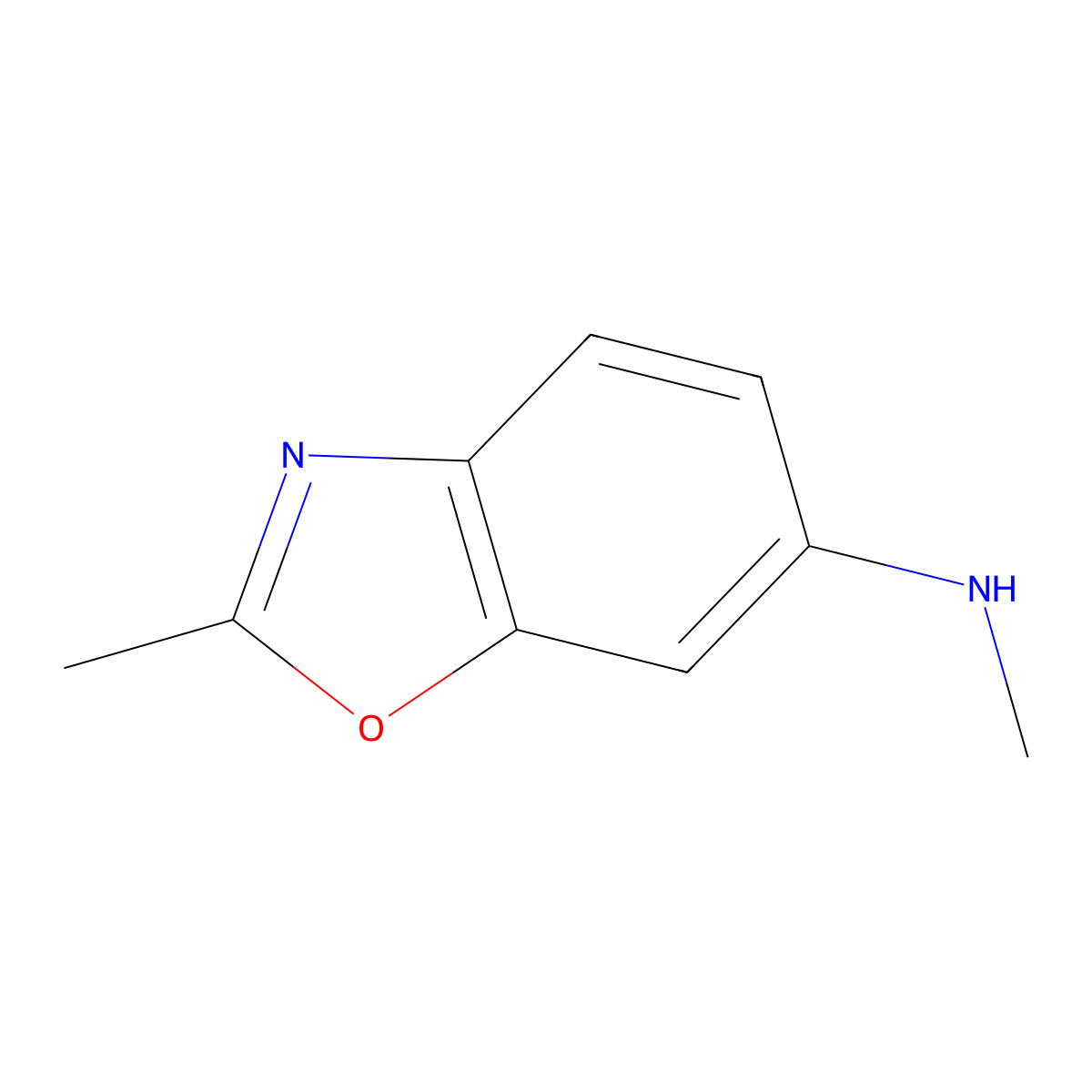 N,2-dimethylbenzo[d]oxazol-6-amine molecular structure, CAS 1628416-47-6