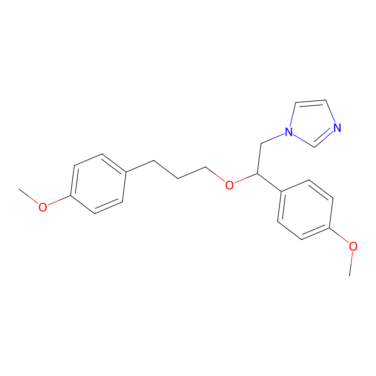 SKF-96365 free base molecular structure, CAS 162849-90-3