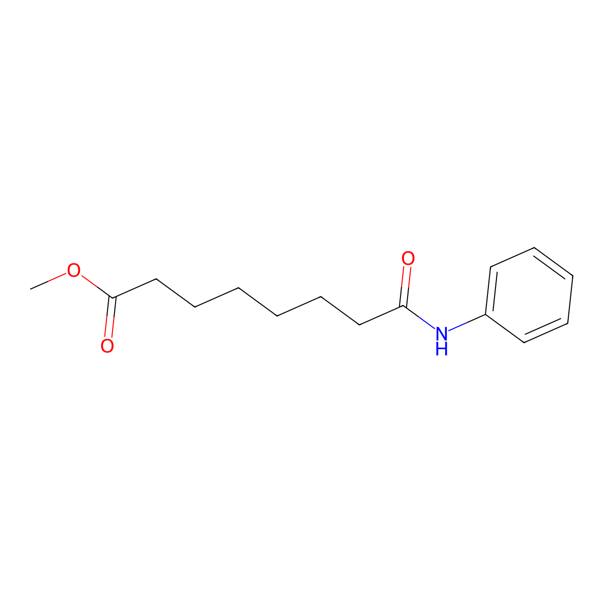 Methyl suberanilate molecular structure, CAS 162853-41-0