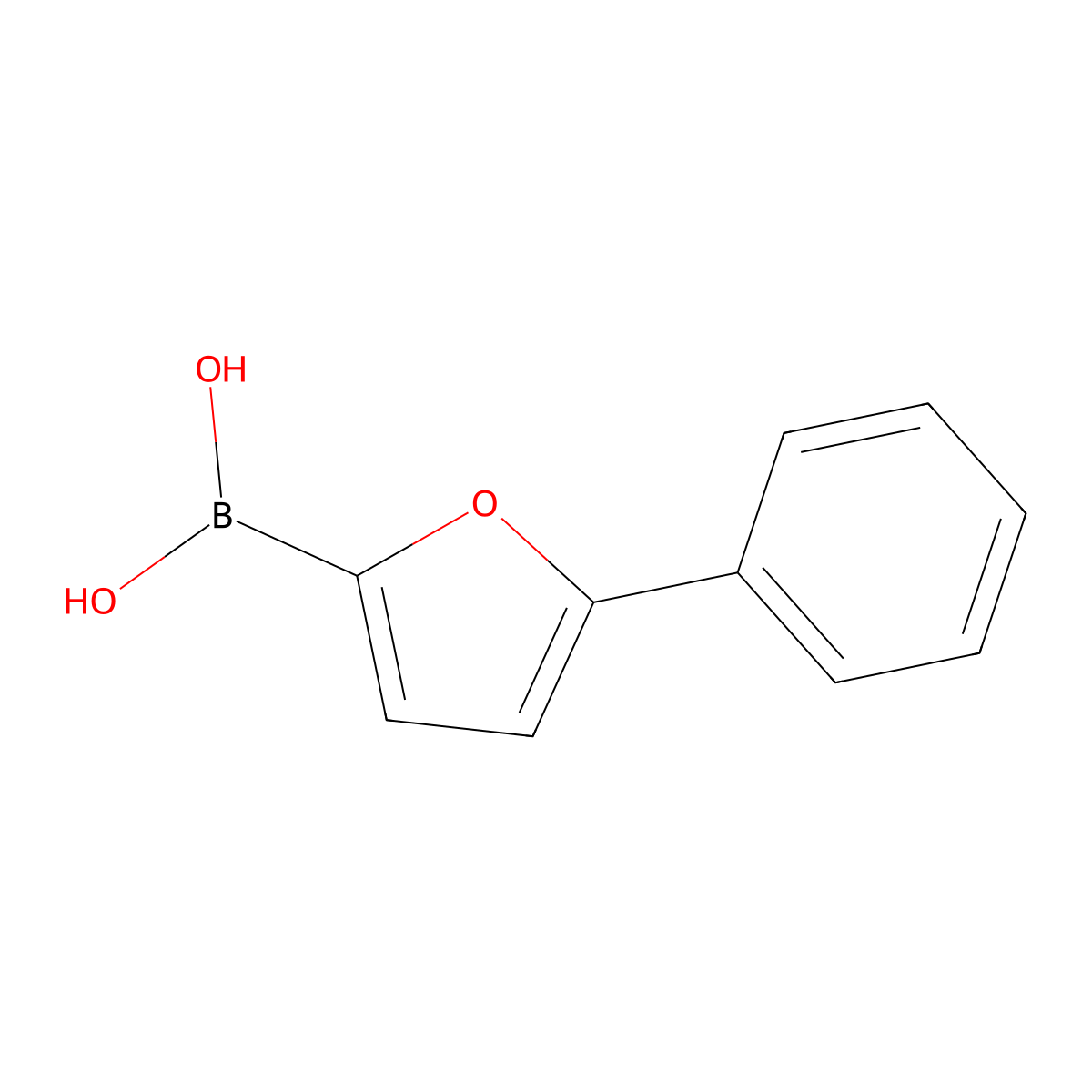 5-Phenylfuran-2-boronic acid molecular structure, CAS 1628569-51-6