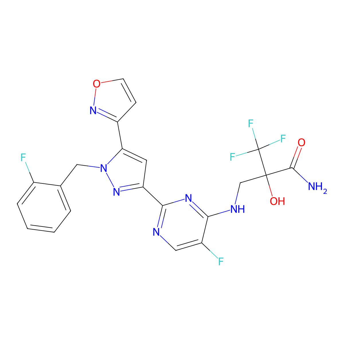 Olinciguat molecular structure, CAS 1628732-62-6