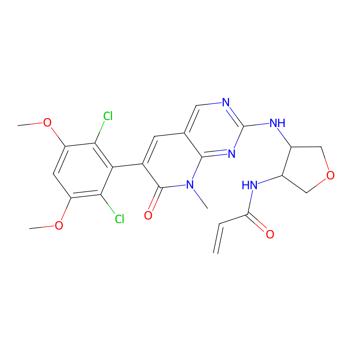 Fgfr4-IN-5 molecular structure, CAS 1628793-01-0
