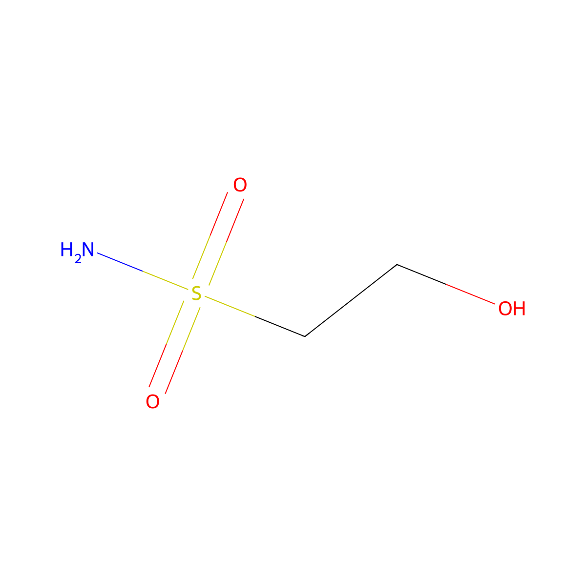 Isethionic acid amide molecular structure, CAS 162894-76-0